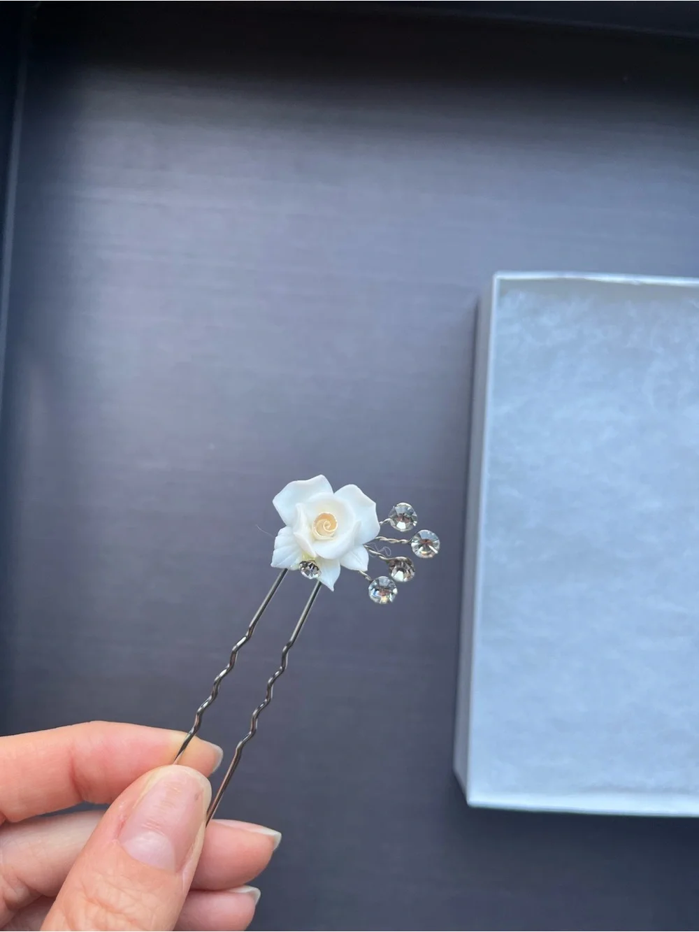 NEW Crystal Bridal Hair Pin. Never Worn.